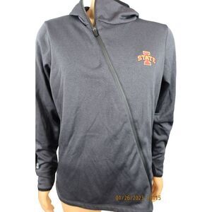 Women's Iowa State University Cyclones Side Zip Hooded‎ Sweatshirt L Ames, IA